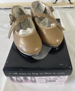 Revolution Dancewear U-Shell hellbraune Steppschuhe (826) Größe 8.0CH - Bild 1 von 5
