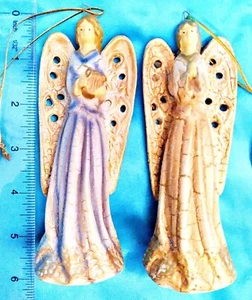 2er Set - ENGEL GLOCKE 6" Tii Collections Harz Weihnachtsschmuck - NEU - Bild 1 von 6