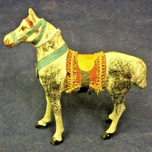 1920's Very Good Antique Condition Germany Grey Celluloid Horse (m449) - Picture 1 of 6