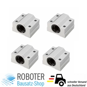 4x Linearlager 8mm SCE8UU SC8UU RepRap 3D-Drucker CNC Wanhao i3 Anycubic Anet - Bild 1 von 1