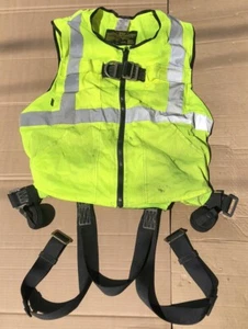 Gemtor FPVMFD-4 Hi-Vis Fallschutzweste / Harness, Gr. XL. Mit TRS-01 Riemen - Bild 1 von 5