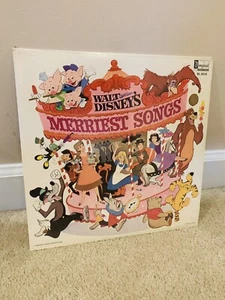 Walt Disney’s Merriest Songs SEALED LP Disneyland Julie Andrews Louis Armstrong - Picture 1 of 3
