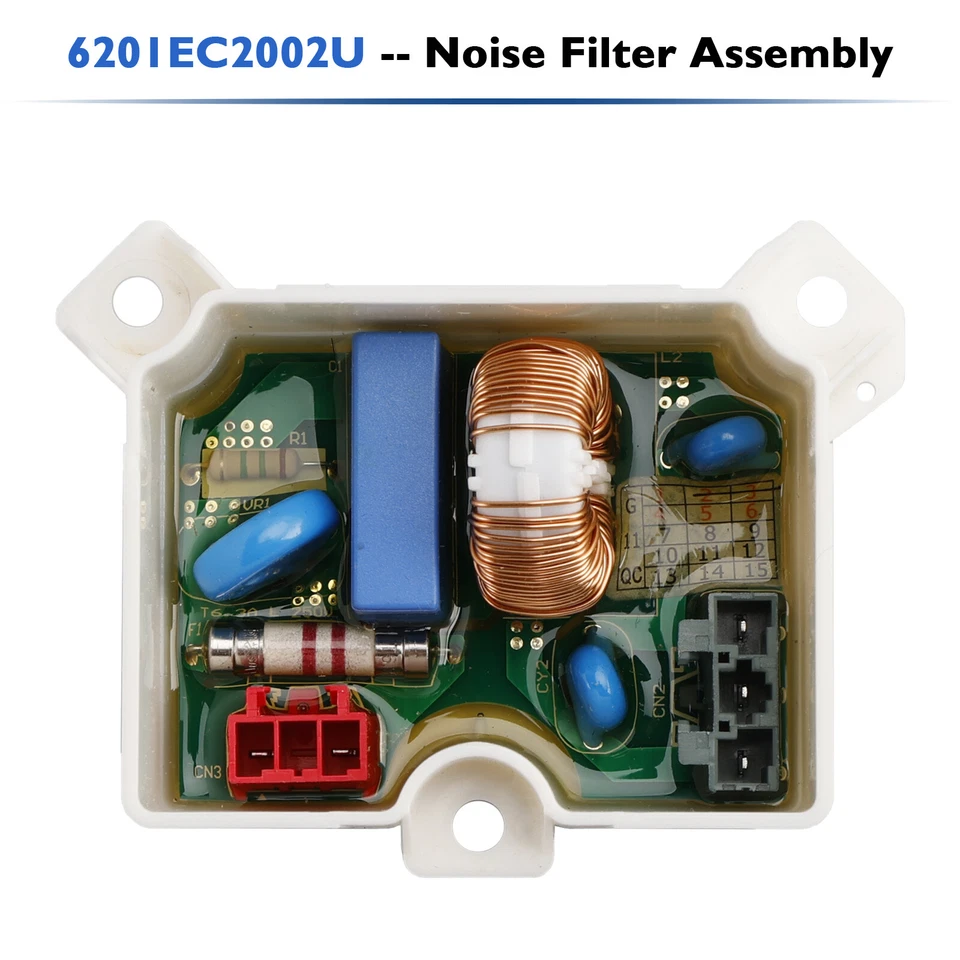 6201EC2002U Noise Filter Assembly for LG & Kenmore Washing Machine & Dishwasher - Image 1 of 4