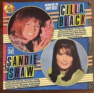 CILLA BLACK / SANDIE SHAW Nothing But The Very Best Vinyl Record LP Album 1983 - Picture 1 of 9