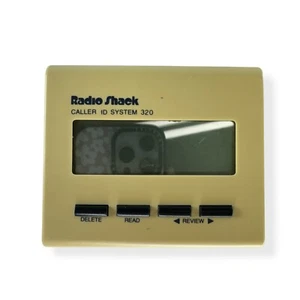 Radio Shack Caller ID System 320 Caller ID Display Box Beżowy Cyfrowy - Zdjęcie 1 z 7