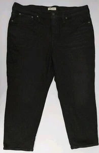 Madewell Jeans Women Plus Size 20W Black The Momjean High Rise Stretch - Picture 1 of 17