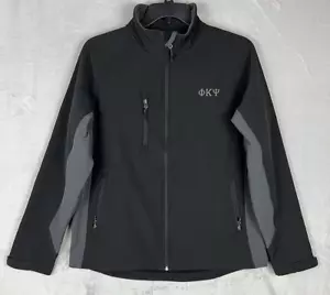FOSSA Apparel Giacca Uomo L Nero Tiburon Soft Shell Full Zip Foderata Zip Tasca - Foto 1 di 16