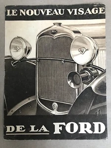 Ford 1930 1931 brochure catalogo linea completa originale Ford Modello A testi francesi C - Foto 1 di 3