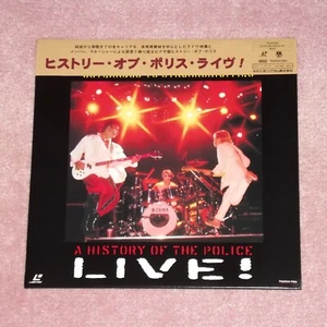 THE POLICE Outlandos To Synchronicities - RARE 1995 JAPAN LASERDISC + OBI Sting - Imagen 1 de 2