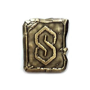 Super S Rune Emaille Pin Festival Hut und Revers Heady - Bild 1 von 2