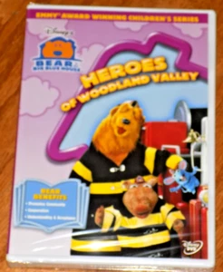 Bear in the Big Blue House HEROES of WOODLAND VALLEY DVD Disney Movie Club NEW - Imagen 1 de 2