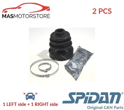 CV JOINT BOOT KIT PAIR FRONT RIGHT LEFT REAR RIGH SPIDAN 22721 2PCS I NEW - Image 1 of 4
