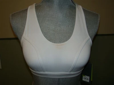 Новый с ценниками бюстгальтер Tek Gear Core Essentials Racerback ударопрочный спортивный белый XS 113726 - Изображение 1 из 4