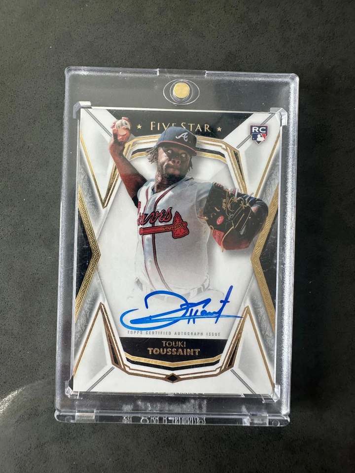 2019 Topps Five Star Touki Toussaint RC Auto Atlanta Braves - Image 1 of 2