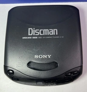 Reproductor de CD de disco compacto Sony Discman modelo D-141 - no lee discos repuestos/reparación - Imagen 1 de 10