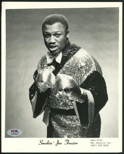 JOE FRAZIER signed vintage 8x10 photo | Boxing Great - autograph PSA/DNA cert! - Picture 1 of 2