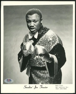 JOE FRAZIER signed vintage 8x10 photo | Boxing Great - autograph PSA/DNA cert! - Image 1 of 2