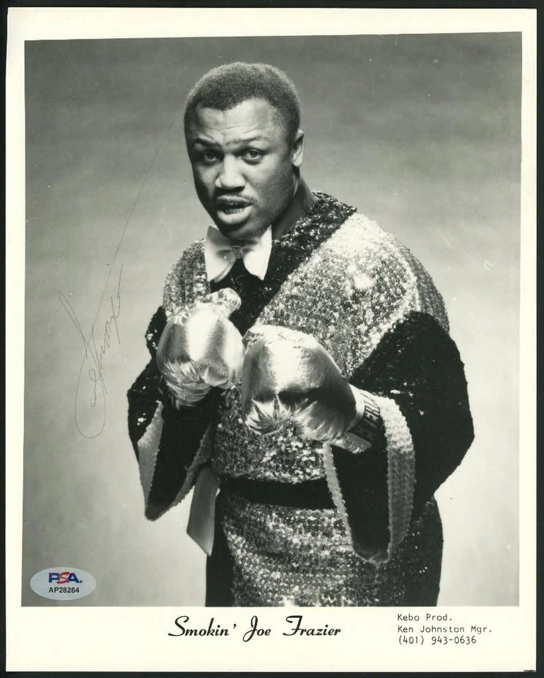 JOE FRAZIER signed vintage 8x10 photo | Boxing Great - autograph PSA/DNA cert! - Image 1 of 2