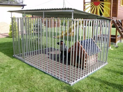 Verstärkter Hundezwinger mit Holzboden 3 x 2 x 1,71 m * ZW013 * Zwinger * NEU! - Bild 1 von 4