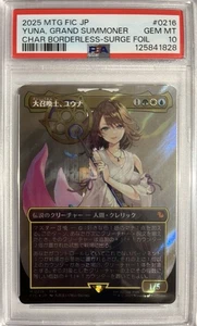 PSA 10 Magic the Gathering MTG Yuna, Grand Summoner Surge Foil 216 Final Fantasy - Foto 1 di 2