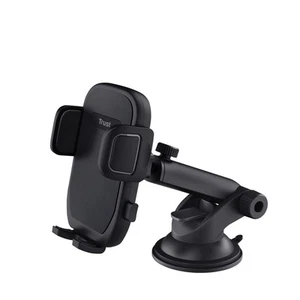 Trust Runo Support Téléphone Voiture, Support Pare-Brise, Fixe-Fit, Bouton de Déverrouillage Rapide, - Photo 1 sur 10