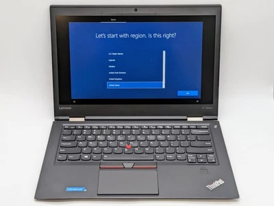 LENOVO ThinkPad X1 Carbon (4th Gen) 14" FHD I7-6600U 512GB SSD 16GB W10P Webcam - Image 1 of 4