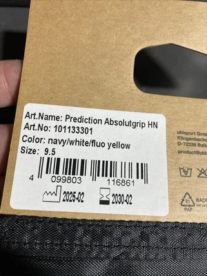 Guantes de portero Uhlsport Prediction Absolutgrip HN, talla 9,5 Foto 1 de 4