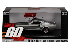 ELEANOR 1967 FORD 1:43 Shelby Mustang Coupe Gone in 60 sec Greenlight - Bild 1 von 4
