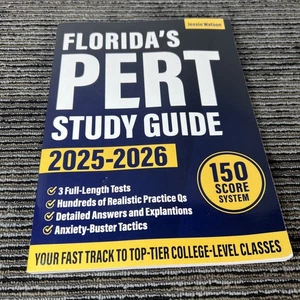 Florida's PERT Study Guide 2025-2026 TPB Jessie Watson 150 Score System VGC - Picture 1 of 4