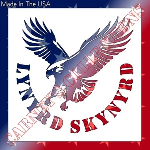 Clear Plastic Stencil - Music Band Skynyrd (SX146) (6", 7" or 8")***** - Picture 1 of 2