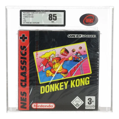 Donkey Kong - UKG 85 - Nintendo Game Boy Advance 2004 - Graded and Sealed - Image 1 of 4