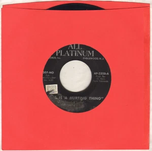 GEORGE KERR "LOVE IS A HURTING THING" SOUL SP 1971 ALL PLATINUM 2325 - Picture 1 of 2
