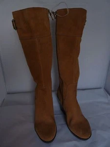 Cole Haan Cider/Camel Wildleder Keilabsatz wasserdicht Stiefel Größe 6 B - Bild 1 von 9