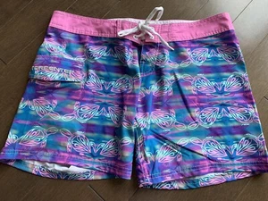 Tormenter Womens Ladies 6” Board Shorts Size 10 NEW Turtle Print SPF-35 - Picture 1 of 5
