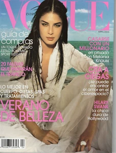 Vogue Espanol Magazine April 2005 LILIANA DOMINGUEZ HILARY SWANK - Picture 1 of 1