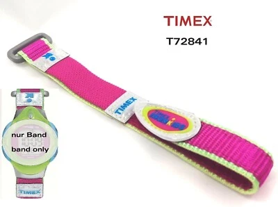 Timex correa de repuesto T72841 Ironkids reloj para niños - velcro ajustable continuamente - 16 mm