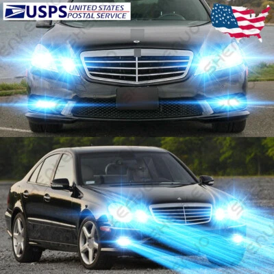 For Mercedes-Benz E350 B200 2008 2009 2010 2011 LED Headlight + Fog 6X Bulbs GL - Image 1 of 4