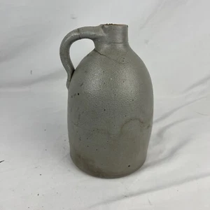 Antique Stoneware Jug American Pottery Moonshine Primitive - Picture 1 of 10