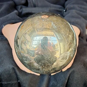 13.31LB Natural yellow iron ore, quartz crystal ball, energy and spiritual6.05kg - Picture 1 of 6