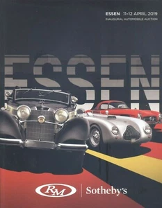 R M Sotheby's Catalogue, Inaugural Automobile Auction Essen 11-12 April 2019 - Bild 1 von 1