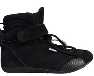 SCARPE STIVALETTI GO KART AUTO RALLY IN PELLE ADULTO GO-KART NERO TAGLIA 42 - Foto 1 di 2