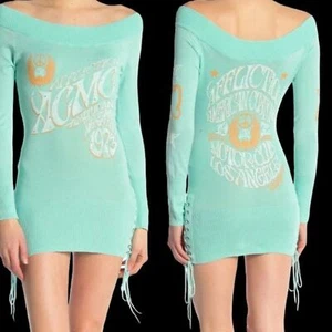 Women’s Affliction Daze sweater dress NWT size M & L. Embellished, skulls, wings - Picture 1 of 10