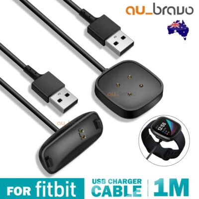 For Fitbit Luxe/ Versa 3/ Sense/ Inspire 2 3/ ACE 3 USB Charger Cable Charging - image 1 of 4