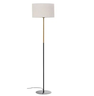 Home affaire Steh Stand Lampe Leuchte SAN MARIA 1-flammig E27 Textil Beige 153cm