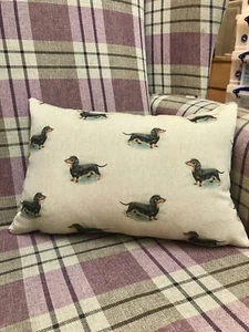 Handmade Dachshund Cushion With Pad - Picture 1 of 3