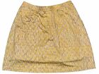 Tail Tech Skirt Skort Golf Tennis Size Small - Yellow W Tan Accent Women’s