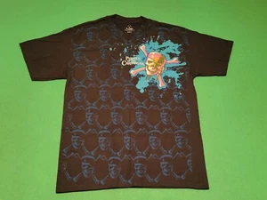 Maglietta vintage Walt Disney World Hanes taglia media NUOVA nera - Foto 1 di 5