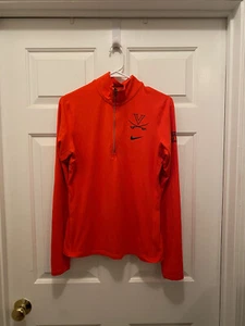 Giacca media UVA Virginia Cavaliers nuova edizione squadra di golf Nike 1/2 zip - Foto 1 di 3