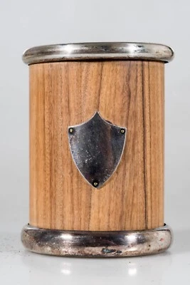 BICCHIERE PORTA PENNE FARAONE - MILANO EDIZIONE LIMITATA ARG.800 - Immagine 1 di 4