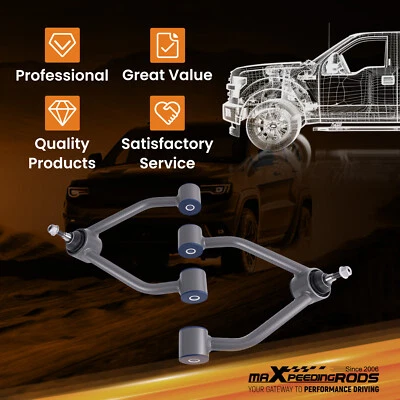 Front Upper Control Arms 2"-4" Lift For 1988-1998 Chevrolet GMC K1500 4WD 6-lug - Image 1 of 4